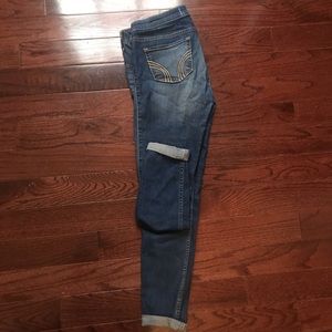 Distressed Hollister Jeans